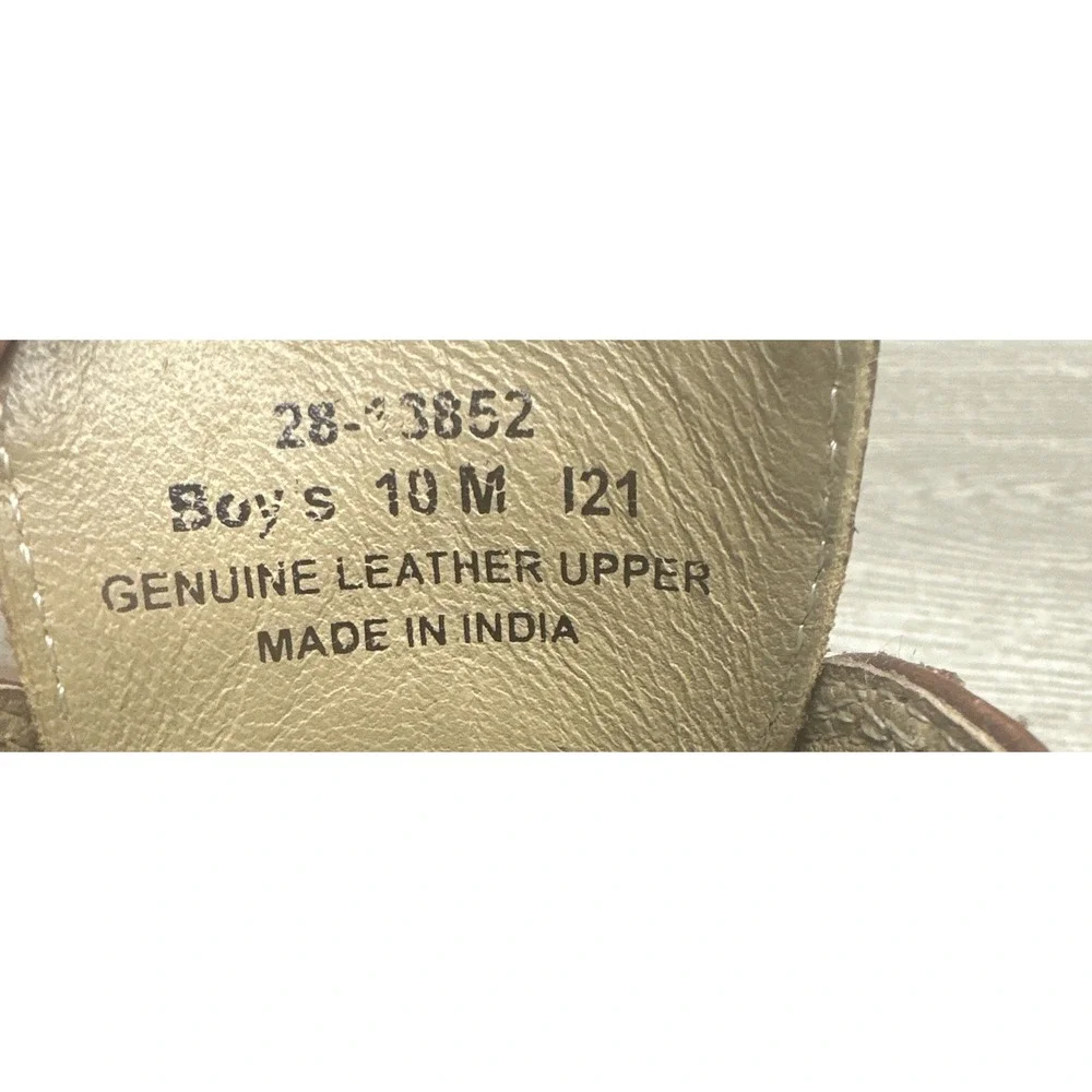 Johnston & Murphy Kids Boys Mcguffey Chukka Sneaker Brown Full Grain Size 10M‎